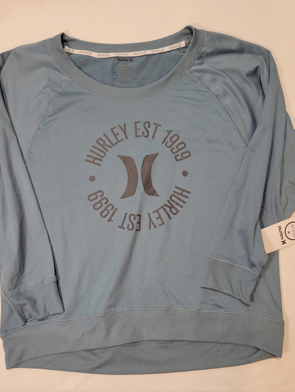 Hurley Light Blue Logo Sweatshirt